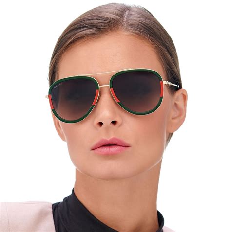 gucci 0062 aviator sunglasses|Gucci aviator sunglasses shades.